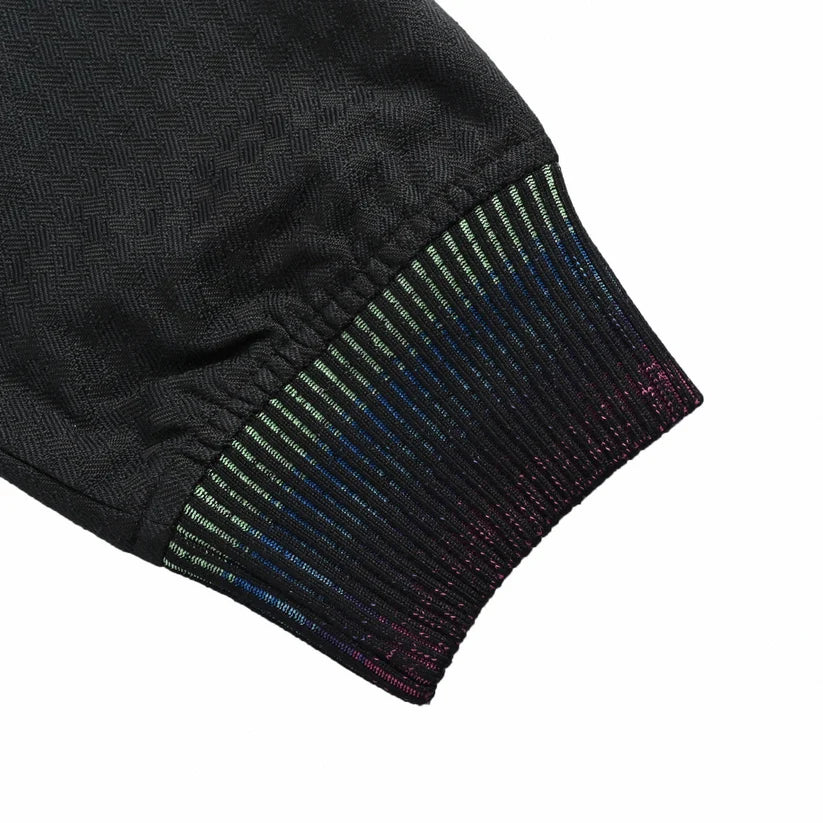 Gradient Cuff Wool-Blend Evening Cardigan